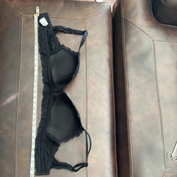 NWOT Aerie 36DD black lace bra that can be worn standard or as a racer back. - Picture 8 of 8